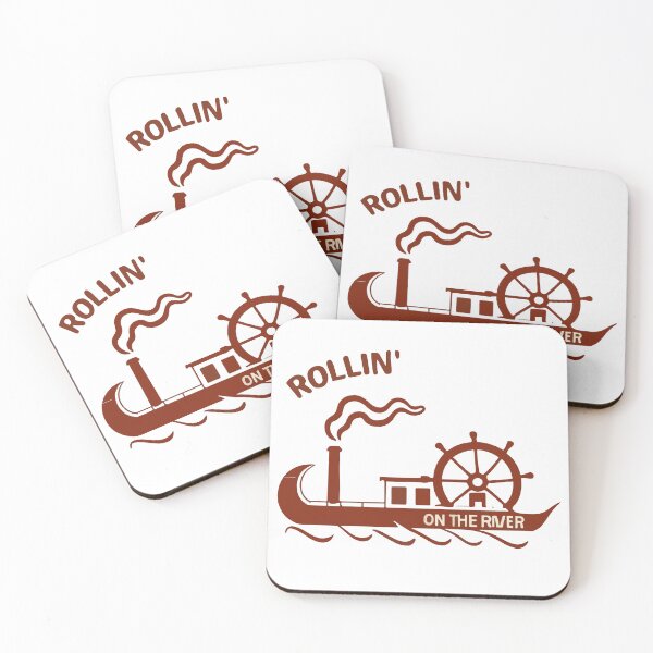 Item preview, Rollin' on the River - Vintage Paddle Wheel Riverboat designed and sold by NiftyWrx.