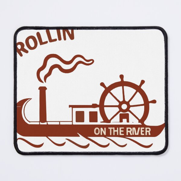 Item preview, Rollin' on the River - Vintage Paddle Wheel Riverboat designed and sold by NiftyWrx.