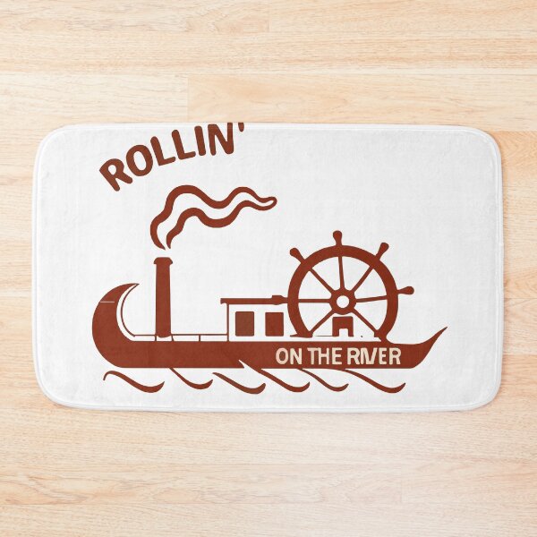 Item preview, Rollin' on the River - Vintage Paddle Wheel Riverboat designed and sold by NiftyWrx.