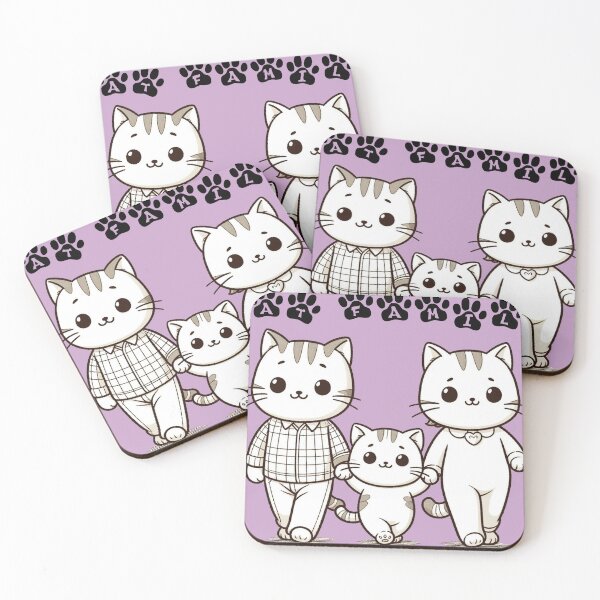 Item preview, Cat family designed and sold by ready-made.