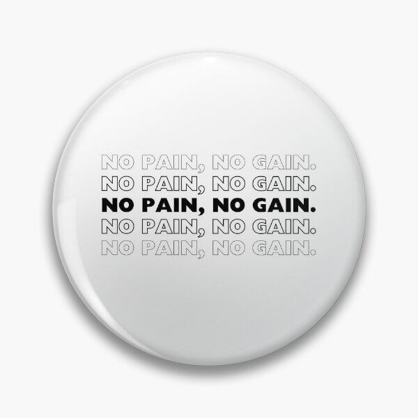 Item preview, No Pain, No Gain. designed and sold by Bananobanini.