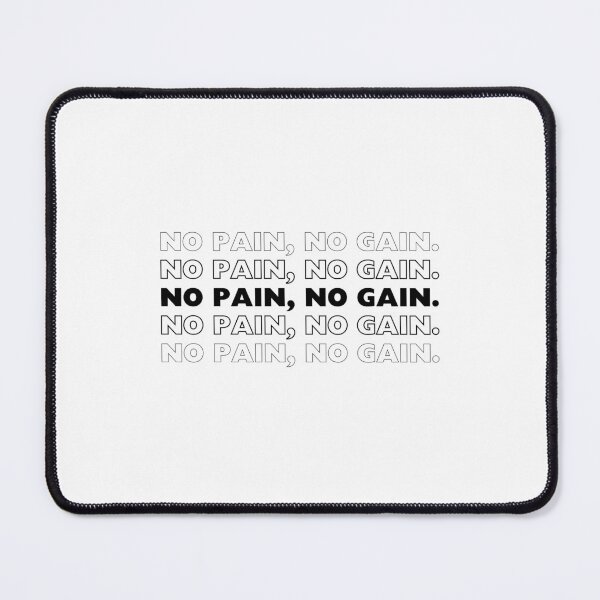Item preview, No Pain, No Gain. designed and sold by Bananobanini.