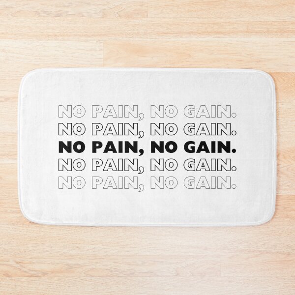 Item preview, No Pain, No Gain. designed and sold by Bananobanini.