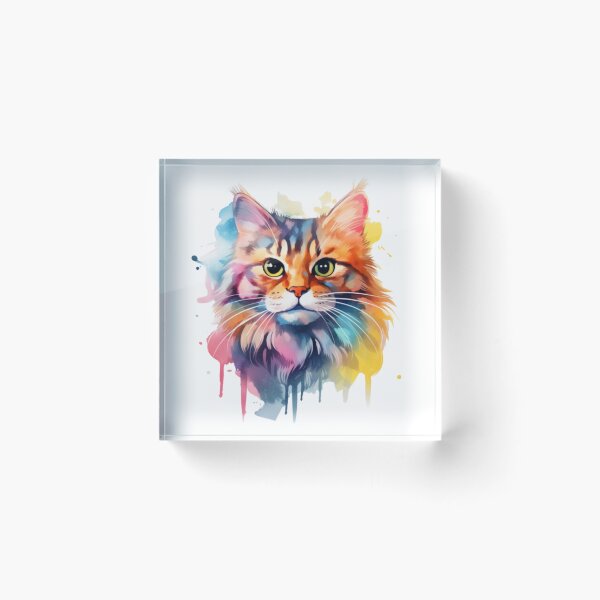 Item preview, The Art of Meow: Cat's Head in Watercolor designed and sold by LydieDigitalArt.