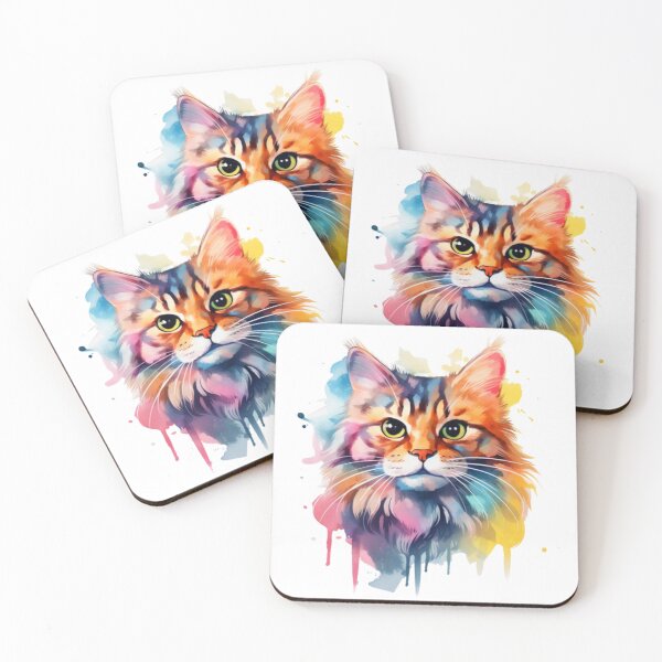 Item preview, The Art of Meow: Cat's Head in Watercolor designed and sold by LydieDigitalArt.