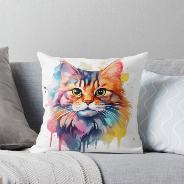 Item preview, The Art of Meow: Cat's Head in Watercolor designed and sold by LydieDigitalArt.
