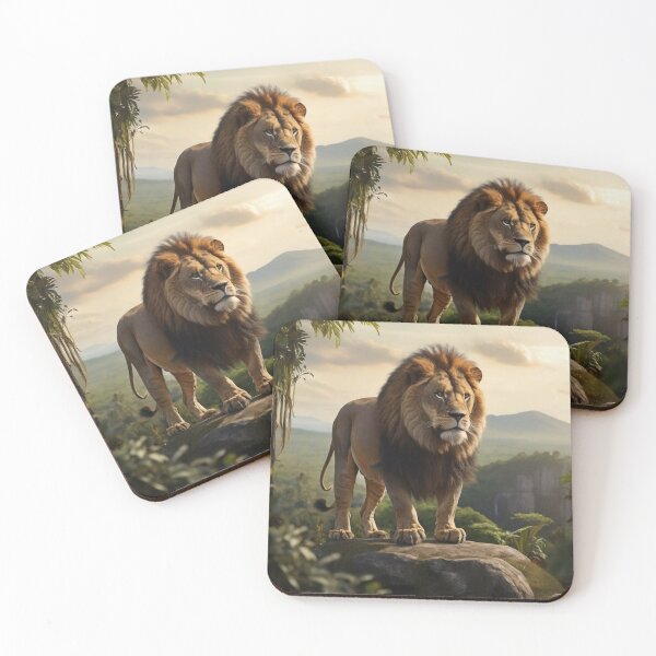Item preview, Big lion in the African jungle designed and sold by Promarkets.
