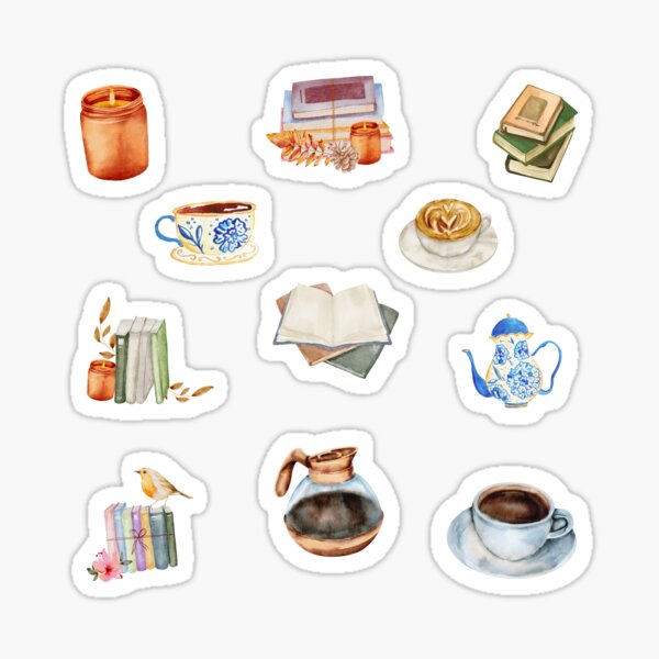 Item preview, Books and Coffee Pack designed and sold by bookposhy.