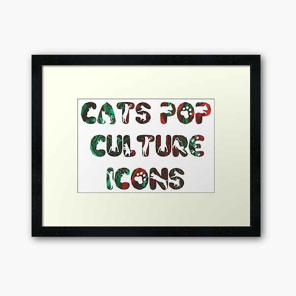 Item preview, Cats pop culture icons designed and sold by Keirnyx.