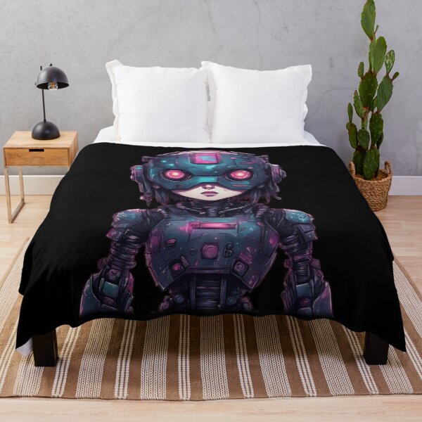 Item preview, Cyborg Girl, Cyberpunk Aesthetics, Dark Kawaii designed and sold by Burn-Ego.