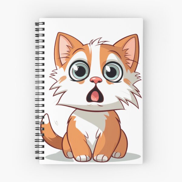 Item preview, Cute Moment: Surprised Cat in Fun Illustration designed and sold by LydieDigitalArt.