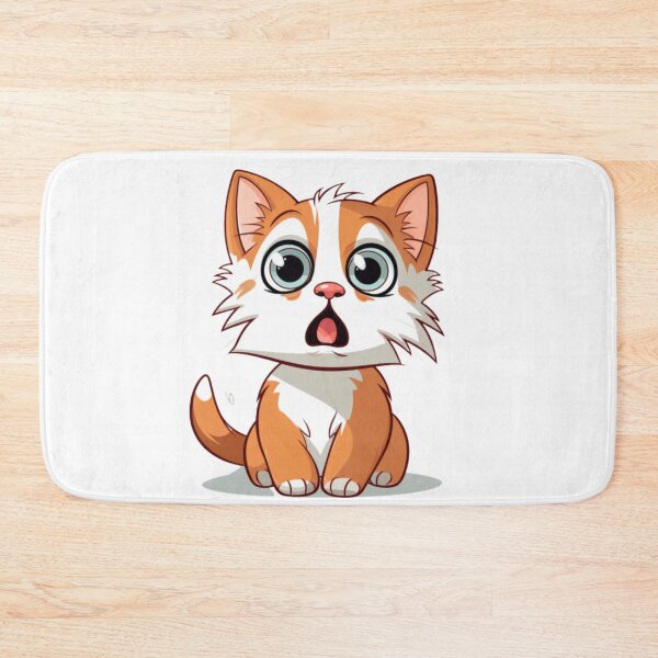Item preview, Cute Moment: Surprised Cat in Fun Illustration designed and sold by LydieDigitalArt.