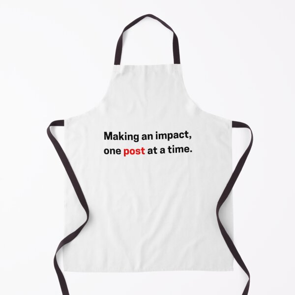 Item preview, Making an impact, one post at a time (red) designed and sold by ProjectLui.