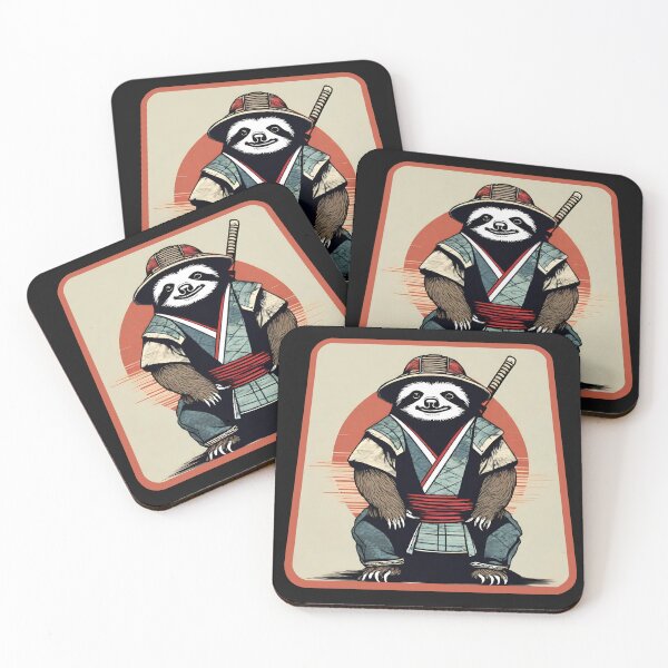Item preview, Sloth Samurai  designed and sold by Eolithic.