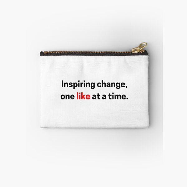 Item preview, Inspiring change, one like at a time (red) designed and sold by ProjectLui.