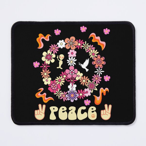 Item preview, PEACE 60s style flower design designed and sold by Jt41.