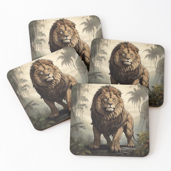 Item preview, Big lion in the African jungle designed and sold by Promarkets.