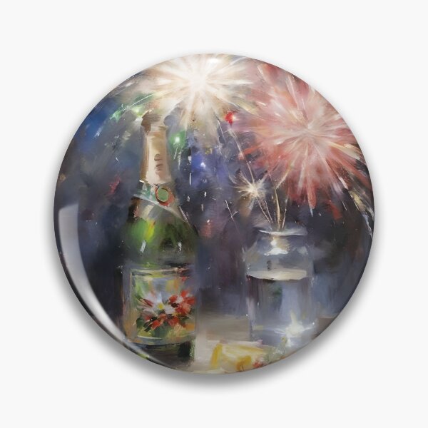 Item preview, OIL PAINTING NEW YEARS CELEBRATION designed and sold by PIGCASSOSAIART.