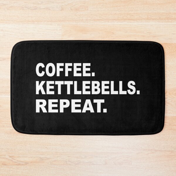 Item preview, Coffee Kettlebells Repeat designed and sold by Esskay Designs.