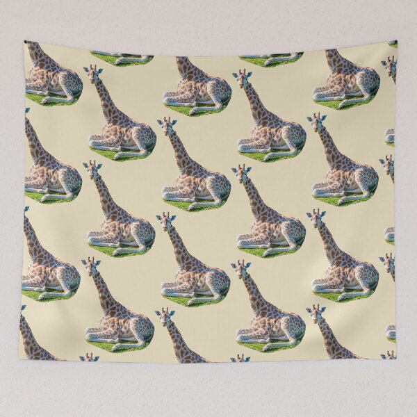 Item preview, Giraffe sat on the grass designed and sold by Dalyndigital Photography.