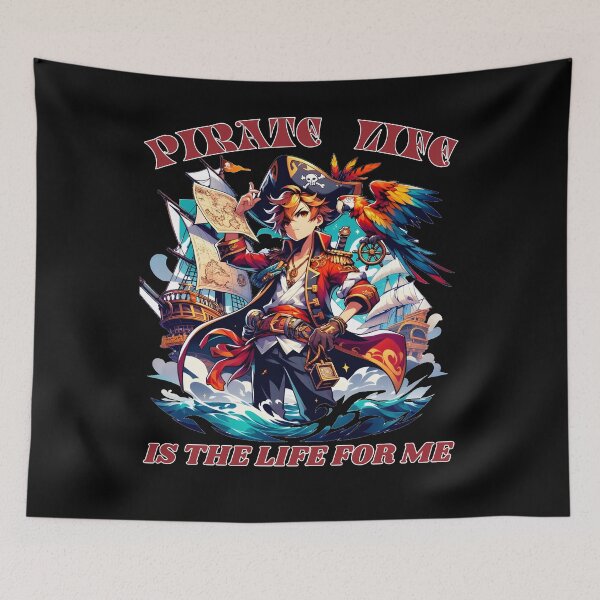 Item preview, Pirate Life is the life for me designed and sold by YokujinDesign.