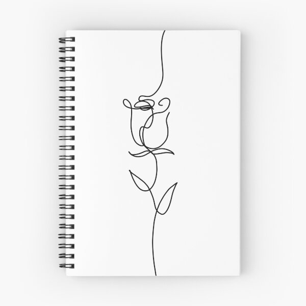 Artikelvorschau, Minimalistische Rose // entworfen und verkauft von Art by Maria Milenova.