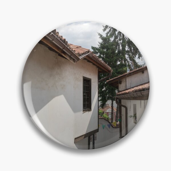 Item preview, Small Cobblestoned Street in Old Town Plovdiv Bulgaria designed and sold by Georgia Mizuleva.