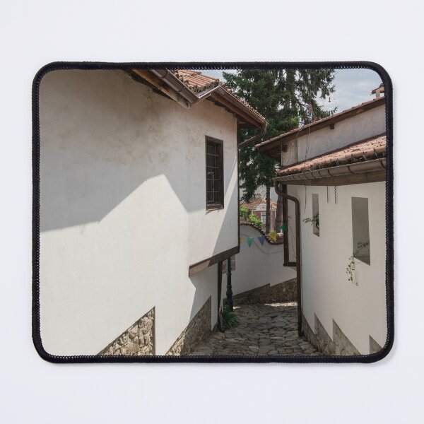 Item preview, Small Cobblestoned Street in Old Town Plovdiv Bulgaria designed and sold by Georgia Mizuleva.