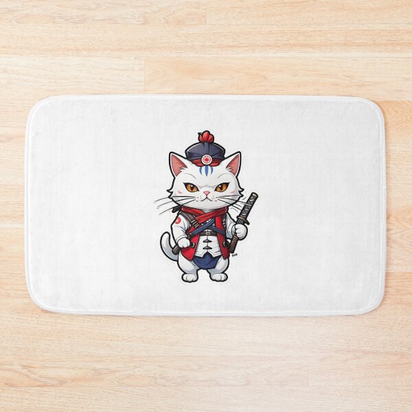Item preview, White Cat assassin Japan designed and sold by KorArtStudio.