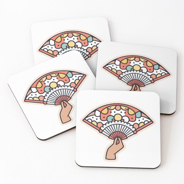 Item preview, Elegant Hand Fan Minimalist Design designed and sold by NiftyWrx.