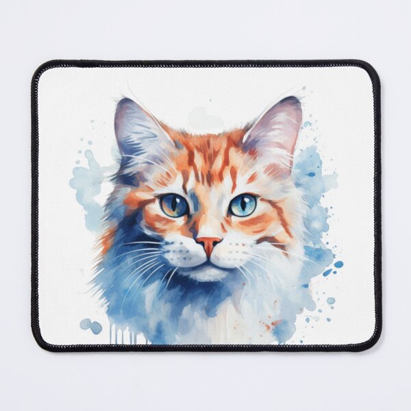 Item preview, Artistic Charm: Cat's Head in Watercolor designed and sold by LydieDigitalArt.