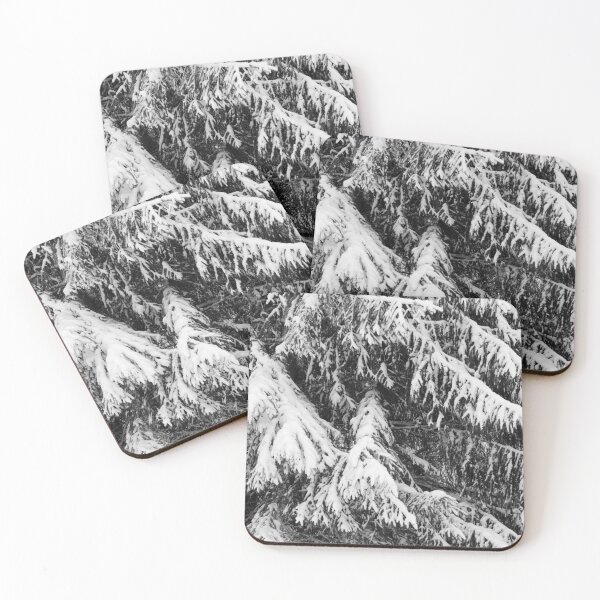 Item preview, Spruce covered. Parkkuu winter 2023  bw 4 designed and sold by Jouko Lehto Photography.