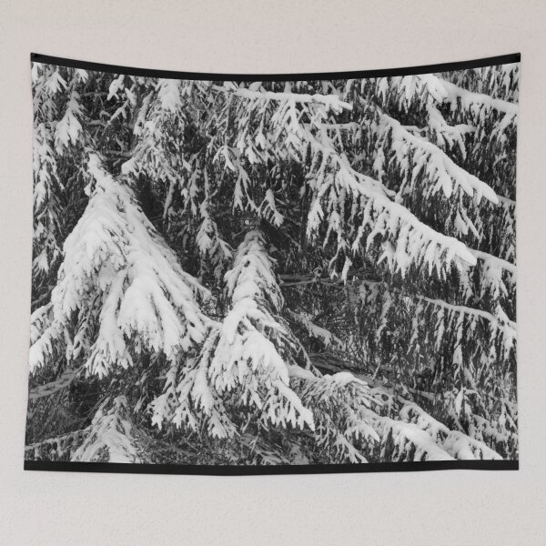 Item preview, Spruce covered. Parkkuu winter 2023  bw 4 designed and sold by Jouko Lehto Photography.