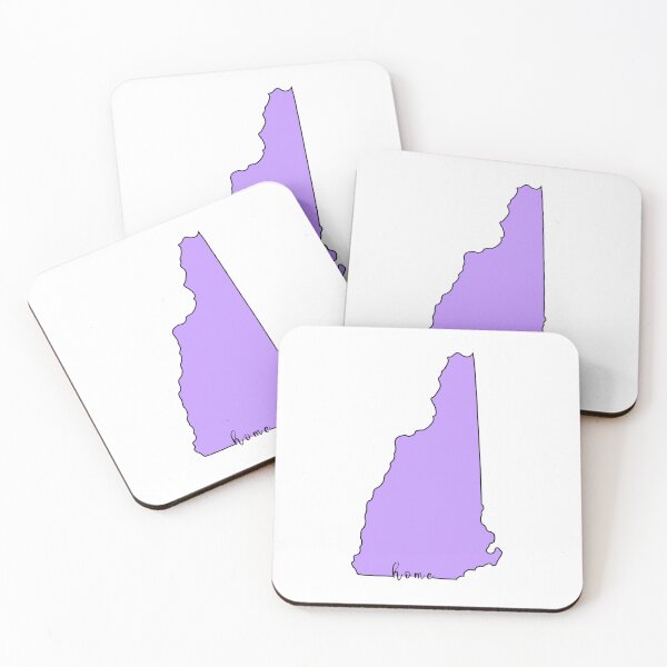 Item preview, New Hampshire Is My Home | Purple Home State Outline -  designed and sold by PurpleLoveStore.