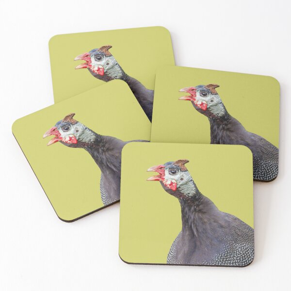 Item preview, Helmeted Guineafowl giving a warning call designed and sold by Dalyndigital Photography.