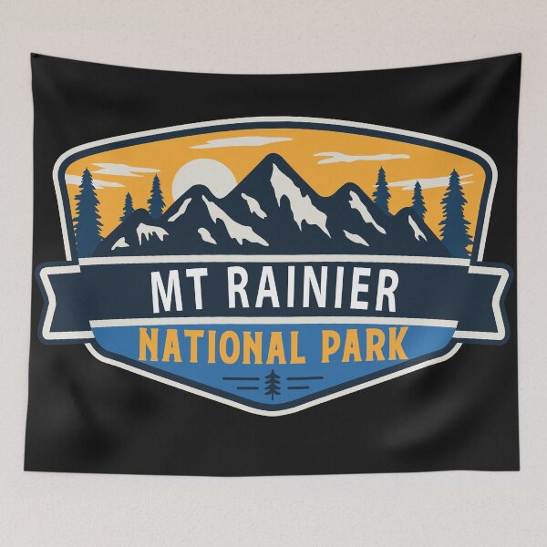 Item preview, Mt Rainier National Park-Vintage designed and sold by Nature-spirit.
