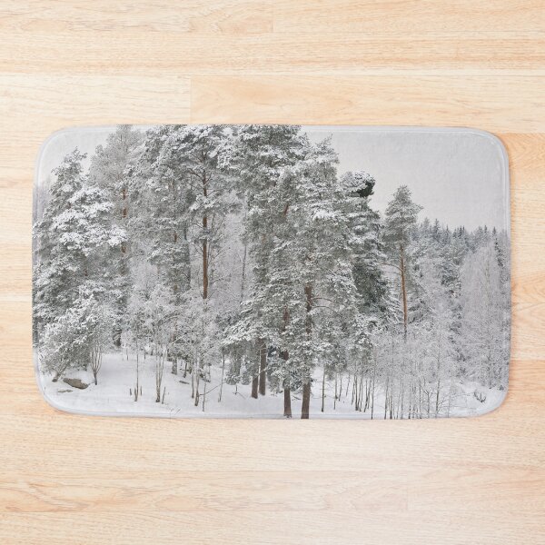 Item preview, The pines by the fields. Parkkuu winter 2023 minimal color designed and sold by Jouko Lehto Photography.