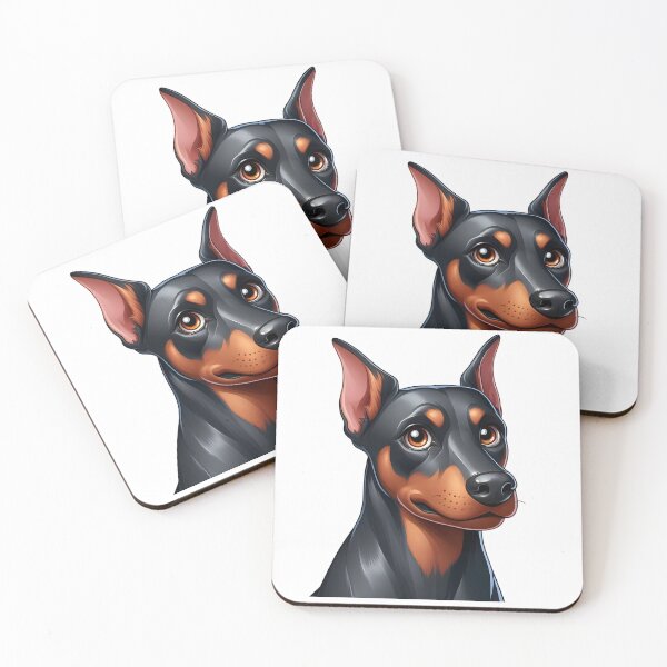 Aperçu de l'œuvre Doberman créée et vendue par Delamoon.