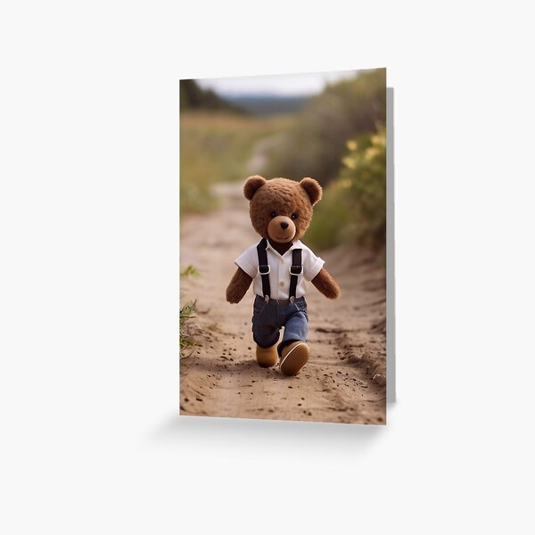 Item preview, Walking teddy bear designed and sold by M-Y-A-R-T-.