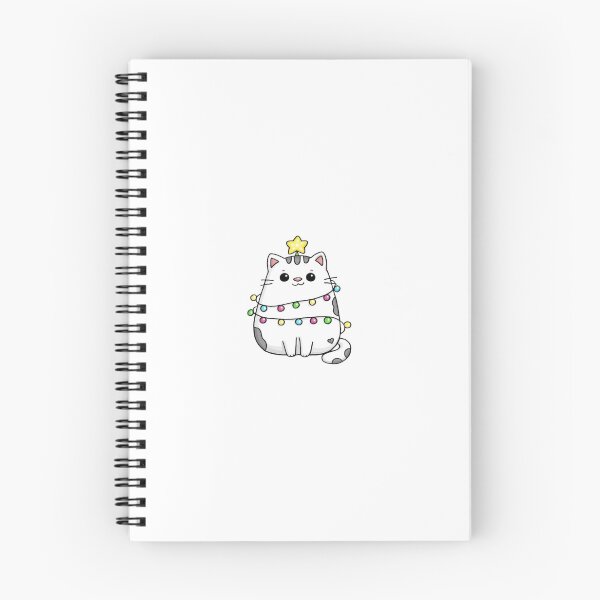 Item preview, Cute White Cat With Christmas Lights Design designed and sold by AkaReddie94.
