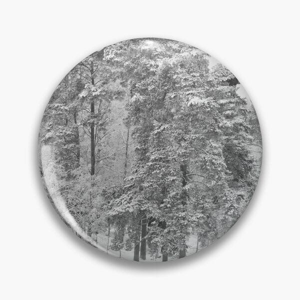 Item preview, The pines by the fields. Parkkuu winter 2023  bw designed and sold by Jouko Lehto Photography.