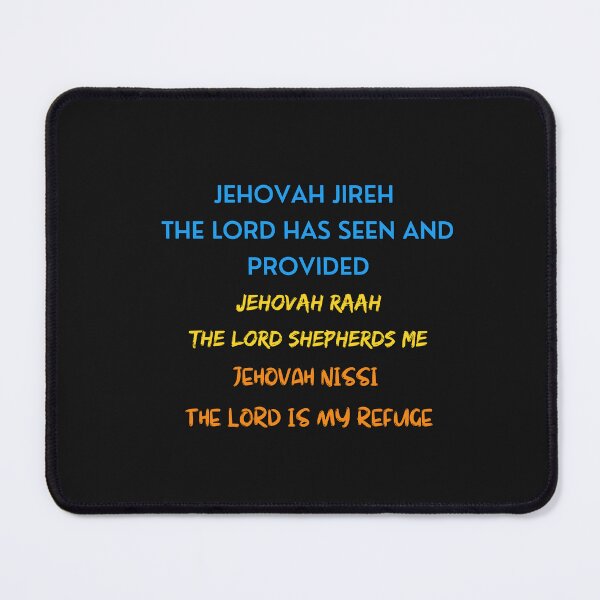 Item preview, Jehovah Jireh / Jehovah Raah / Jehovah Nissi designed and sold by Designsleashed.