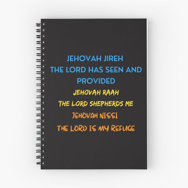 Artikelvorschau, Jehova Jireh / Jehova Raah / Jehova Nissi entworfen und verkauft von Designsleashed.