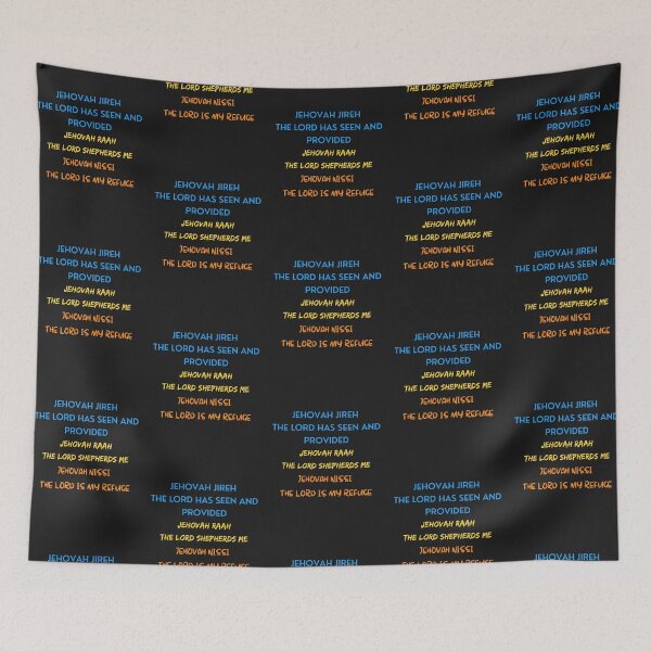 Item preview, Jehovah Jireh / Jehovah Raah / Jehovah Nissi designed and sold by Designsleashed.