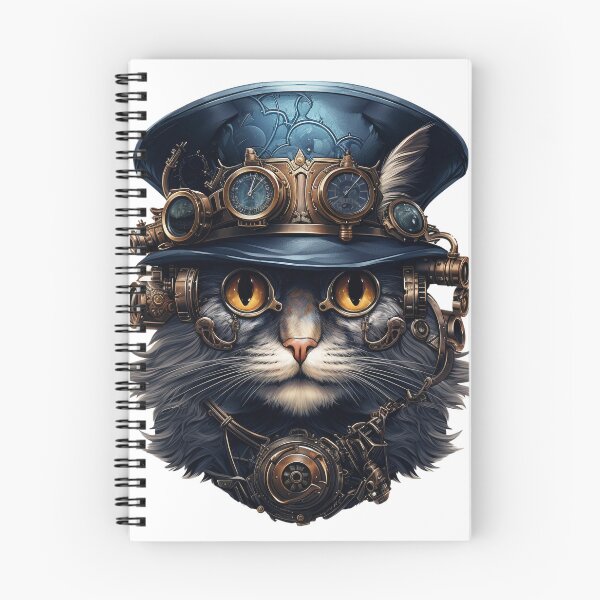 Item preview, Mechanical Mystique: Steampunk Cat in Modern Art designed and sold by LydieDigitalArt.