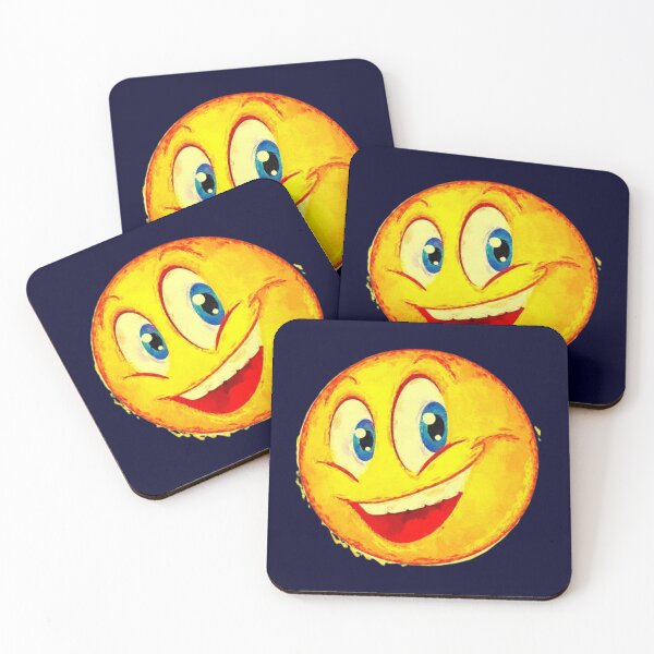 Item preview, Emoji painted in acrylics (a happy emoji) designed and sold by Oppos  Community Farm.