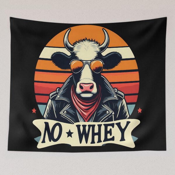 Item preview, No Whey Funny Vegan Cow designed and sold by KitonicTees.