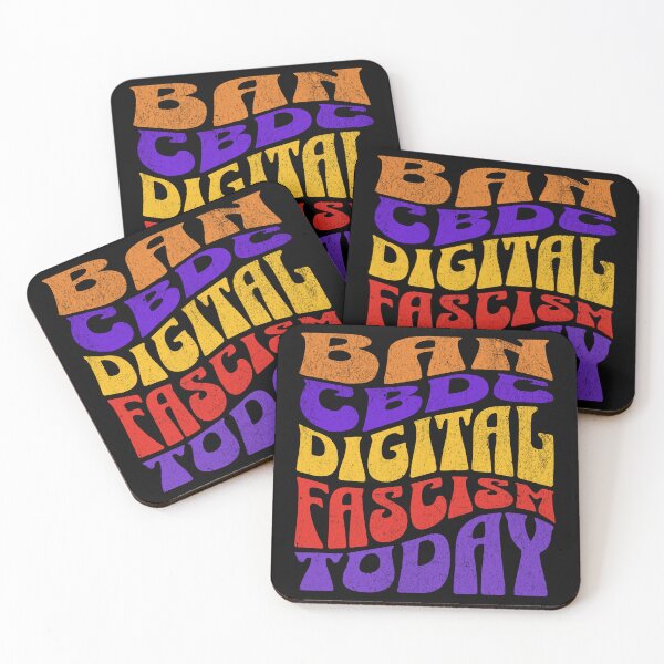 Item preview, Ban CBDC Digital Fascism Today designed and sold by Simply Figs.