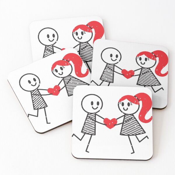 Item preview, Valentines Couple Heart Sharing designed and sold by BAZART-CREATION.