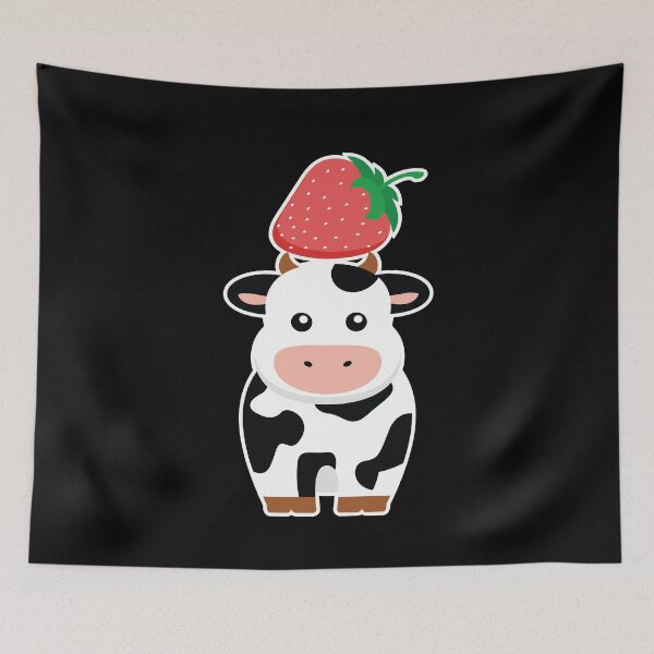 Item preview, Strawberries Cow Cows Farmer Children designed and sold by MooonTees.